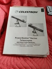 Celestron PowerSeeker Telescope Manual & Instructional CDs