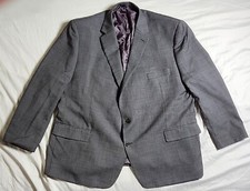 Lauren Ralph Lauren Men's Gray Blazer Formal Sport Coat 100 Wool Size 52 R