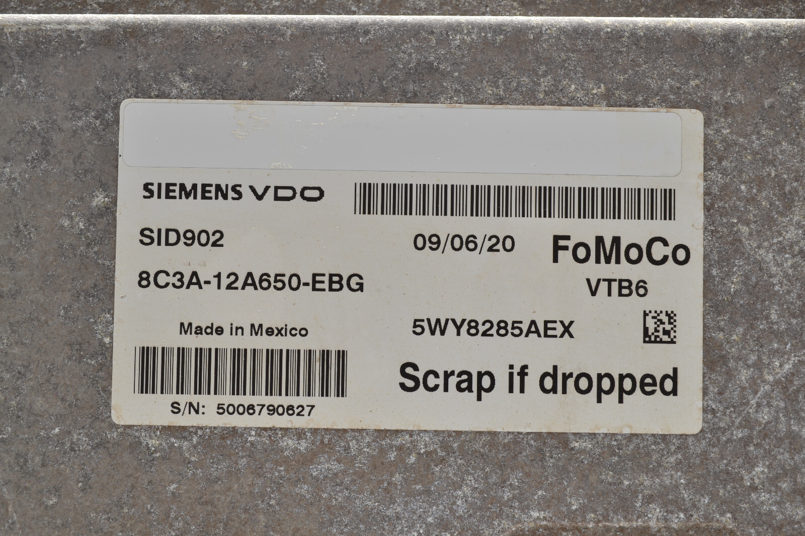 2010 Ford F250 F350 6.4 ENGINE CONTROL MODULE ECU ECM PCM 8C3A-12A650 ...