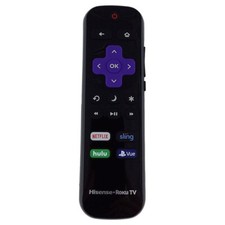 OEM HISENSE ROKU HU-RCRUS-18 Remote Netflix Sling Hulu PLAYSTATION VUE