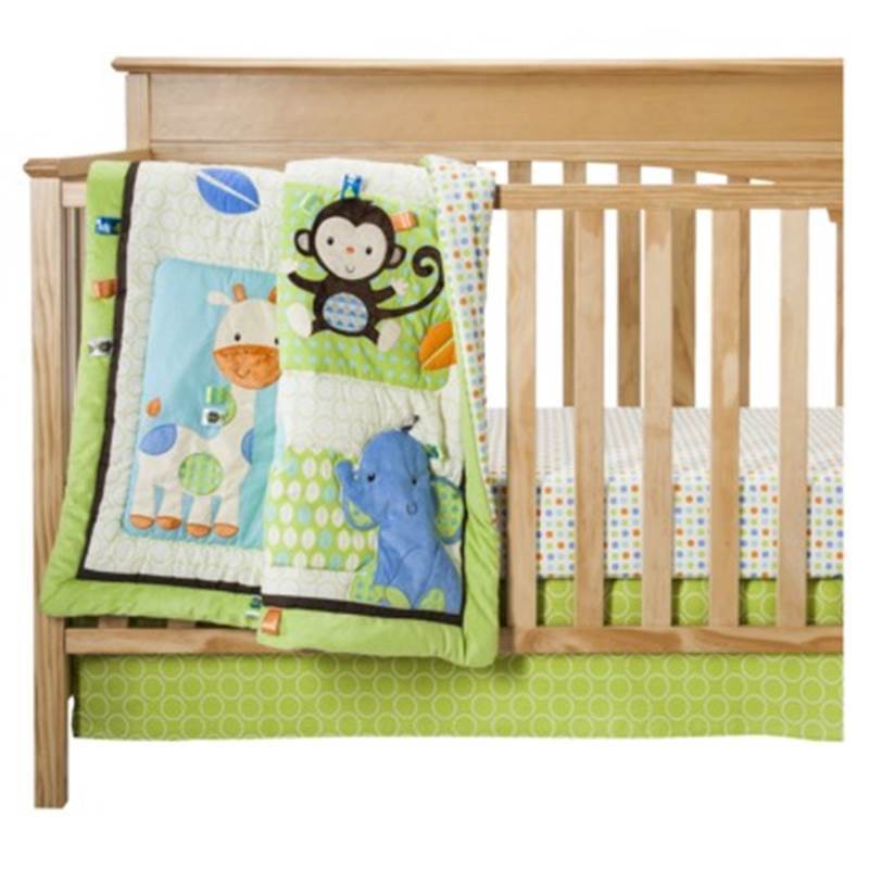 Max 87% OFF Taggies Silly Friends Fun in the Year-end gift Jungle beddin crib nursery pc 3