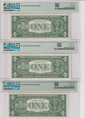Fr 1902-B,E,GJ,L 1963B BARR ALL 8 NOTES IN SUPERB GEM CU PMG 67EPQ/66EPQ 1963-B - Picture 4 of 10