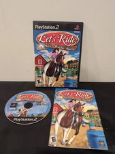 Lets Ride Silver Buckle Stables (PlayStation 2 PS2) CIB COMPLETE 