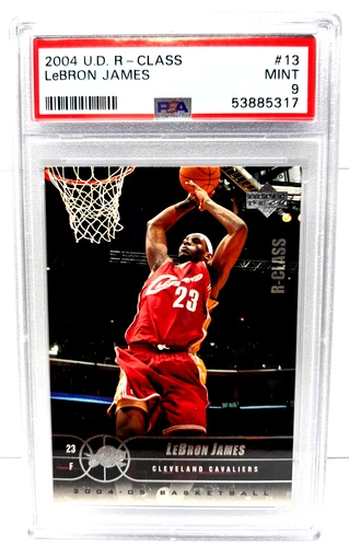 2004 UD R-Class  LeBRON JAMES Basketball Card PSA 9 MINT