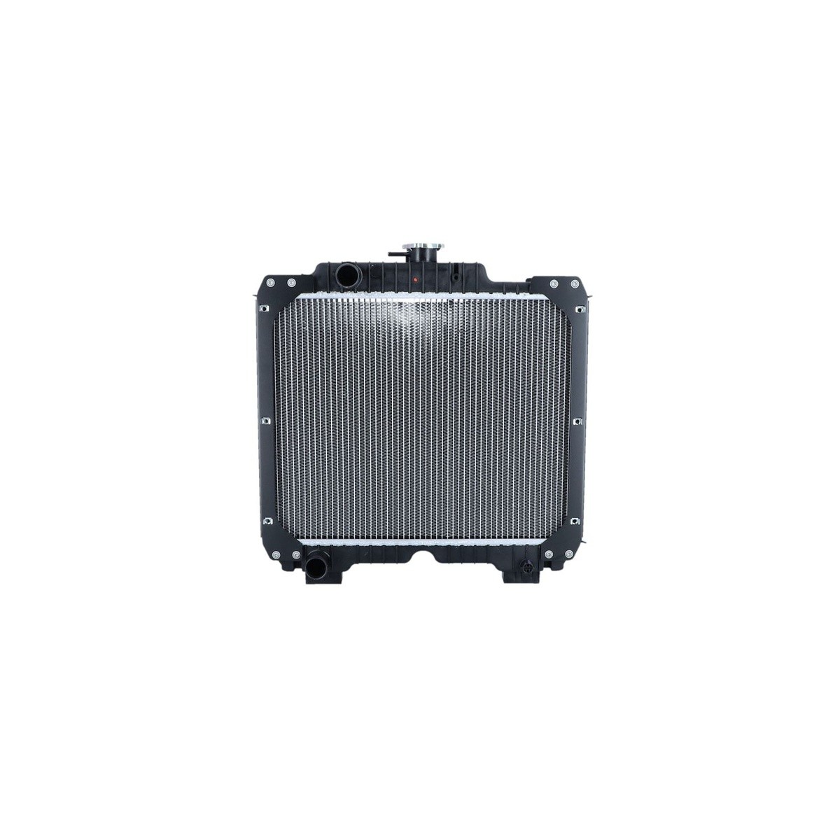 Kühler Motorkühlung Kühlrippen gelötet 410 - 538 mm Alu NRF für NEW HOLLAND
