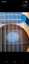 Yamaha FG-411-12 12-String Dreadnought Acoustic Guitar Natural w/ Hard Case