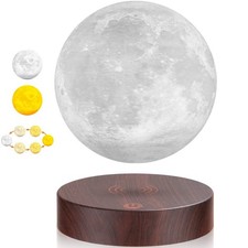 Levitating Moon Lamp, 3 Color , Magnetic Floating, 3D Printing, Night Light, ...