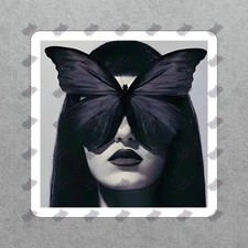 Artistic Butterfly Decal Unique Vinyl Sticker for Home, Laptop, and 209129