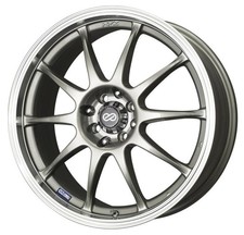 Enkei For J10 16x7 Silver Alloy Wheel With Dual Bolt Pattern And Machined Lip Enkei For J10 16x7 Silver Alloy Wheel With Dual Bolt Pattern And Machined Lip
