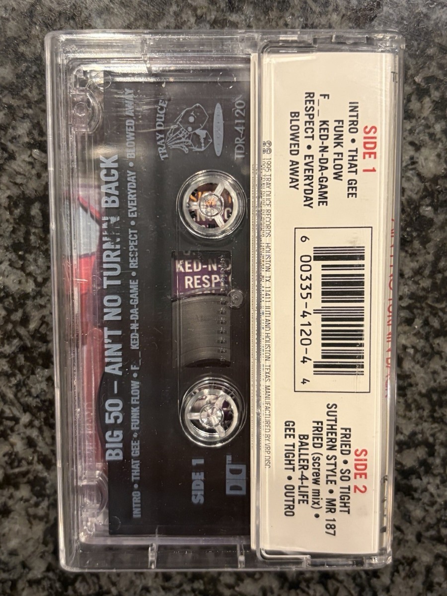 【OG盤】BIG 50 Ain't No Turnin Back【G-RAP】 SEALED --- Big 50 - Ain't No Turnin Back --- HOUSTON/GANGSTA/G