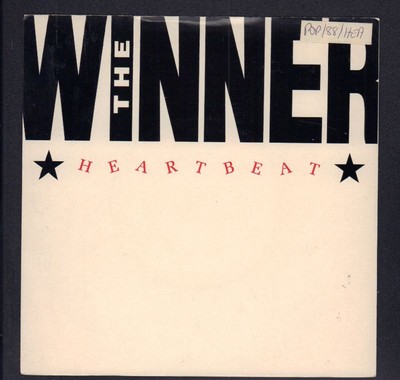 Heartbeat(7'' Vinyl P/S)The Winner-Priority-P19-UK-1988-Ex/Ex