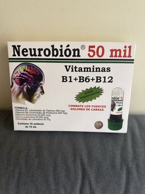 Neurobion 50 Mil Vitamin B1 B6 B12 Supplemental Beverage