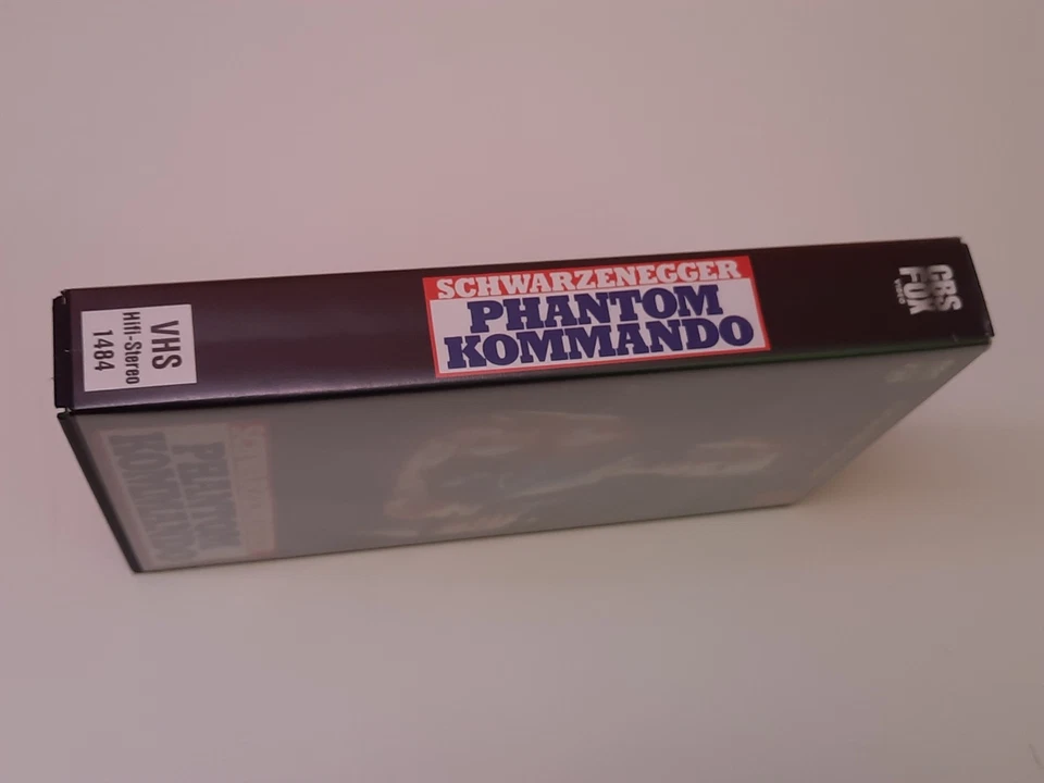 Phantom Kommando 1985 VHS German PAL CBS Fox Video Großbox Arnold Schwarzenegger - Bild 3 von 4