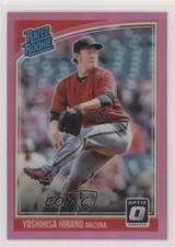2018 Panini Donruss Optic Rated Rookie Pink Prizm Yoshihisa Hirano #48 he4