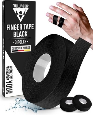 PULLUP & DIP Fingertape extra stark, 3 Rollen (30m) Finger Tape,