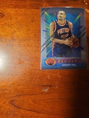 1995-96 Topps Finest Grant Hill Rookie w/ Coating | eBay