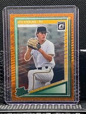 Levi Sterling 2025 Donruss Optic Rated Prospect Orange Velocity #164 - Pirates
