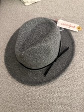 Cat  Jack Kids Gray Felt Fedora Hat 2T-5T NWT
