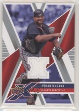 2008 Upper Deck X Memorabilia Brian McCann #UDXM-BM 1u6