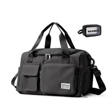 Small Gym Bag for Women Travel Duffle Carry On Weekender with Shoe Compartment