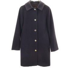 Mackintosh Scottish wool Stainless collar coat 32 Navy Women