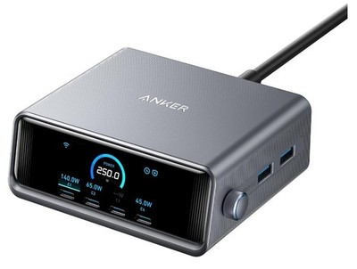 Anker Innovations Anker Prime - Netzteil - GaNPrime - 250 Watt - 5 A - 6 Ausgabe
