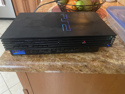 Pacchetto console gioco Sony PlayStation 2 PS2 Fat SCPH-30001R, testata/funzionante LEGGI - Foto 1 di 18