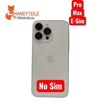 IPHONE 14 Pro Max Original RAHMEN  Weiß Gehäuse Backcover E-Sim   Grad A
