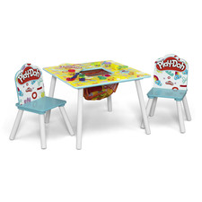Delta Children- Play Doh Table And 2 Chair Set Includes 10-Pack Of Assorted 1Oz