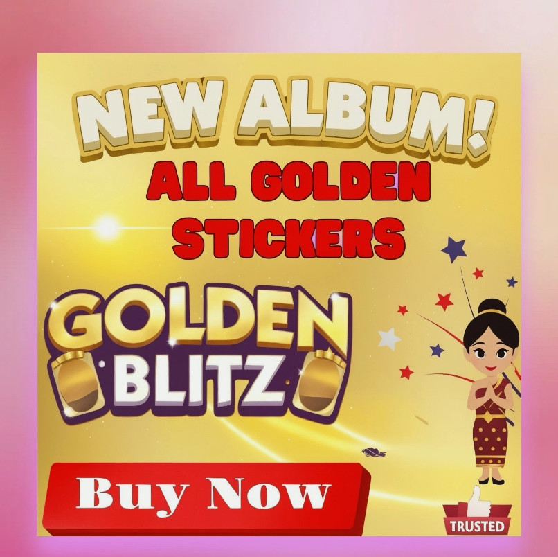 Monopoly Sticker Go (GOLD Sticker Available) 1-6⭐CHEAPEST🔥FAST DELIVERY⚡24/7