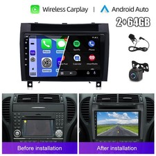 F&uuml;r Mercedes-Benz SLK Class R171 2G+64G 4-Kern Android 15 CarPlay Autoradio Navi