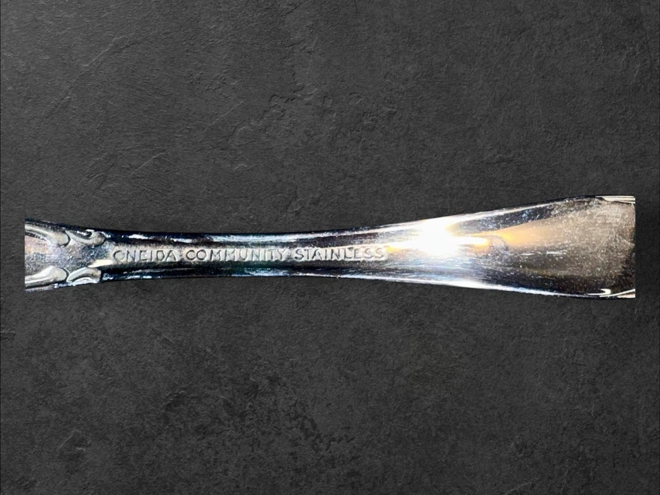 Juego de 7 cucharas Oneida Chatelaine para servir, etc. Cubiertos comunitarios de acero inoxidable Foto 4 de 4