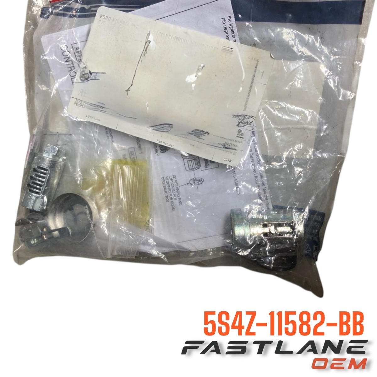 S-0174専用4371 Ford Oem-ignition Lock Cylinder 5S4Z11582BB NOS for sale
