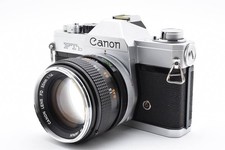 Canon FTb QL SLR 35mm Film Camera w/ Canon Lens F  50mm F1.4 From Japan 22
