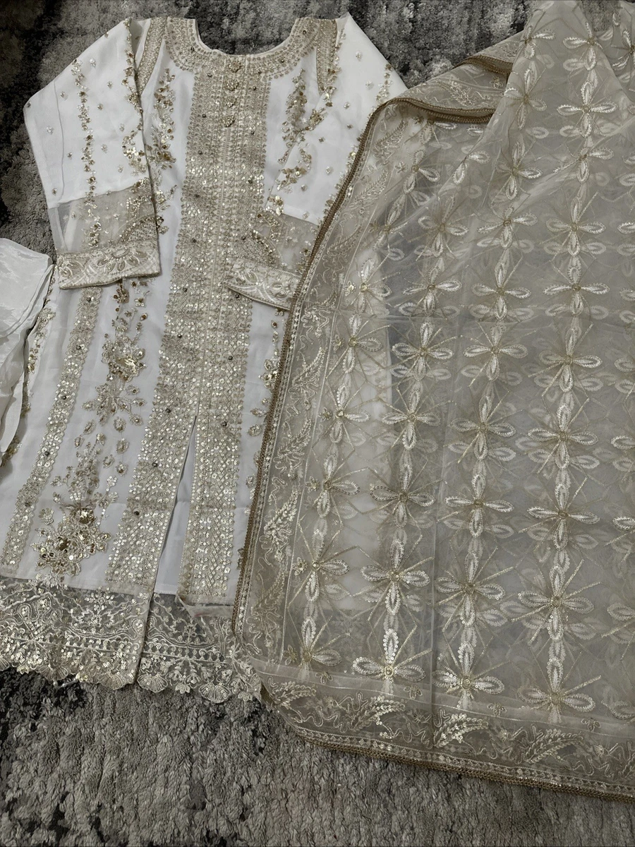 Size L Net Pakistani Salwar Kameez for sale | eBay