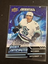 2022-23 Upper Deck Credentials - Highly Anticipated Matty Beniers #HA-4 (RC)