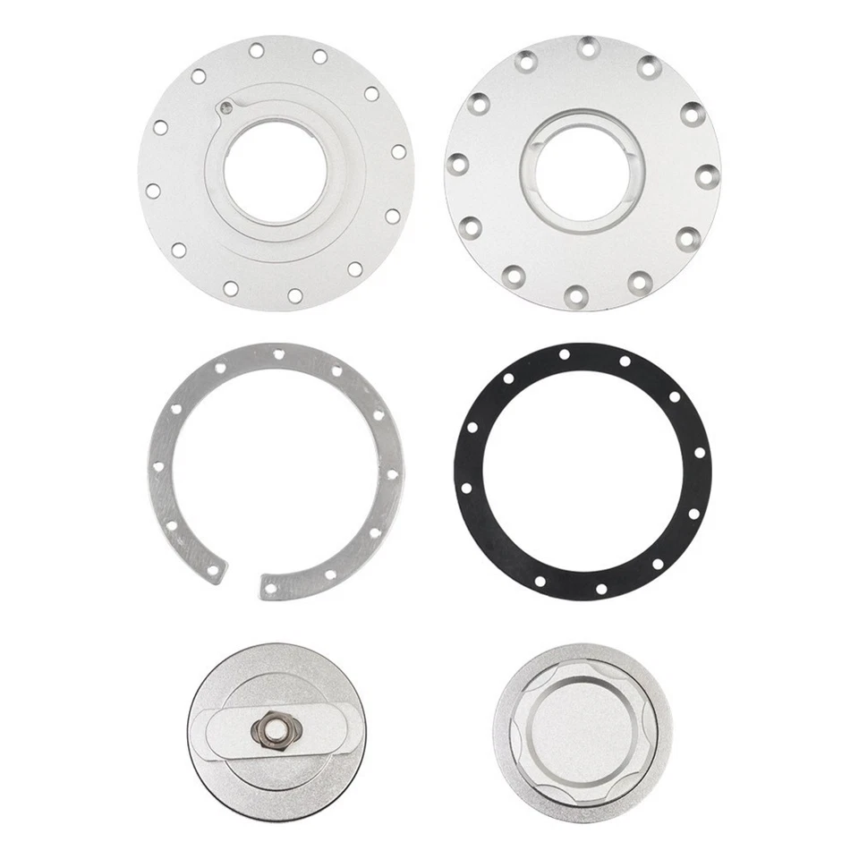 Sleek Silver Easy Fill Fuel Tank Cap Built for Longevity and Reliability - Image 4 of 4