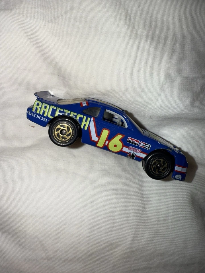 Macthbox 1998 Racetech Ford Thunderbird Blue Race Car #16 - Image 3 of 4