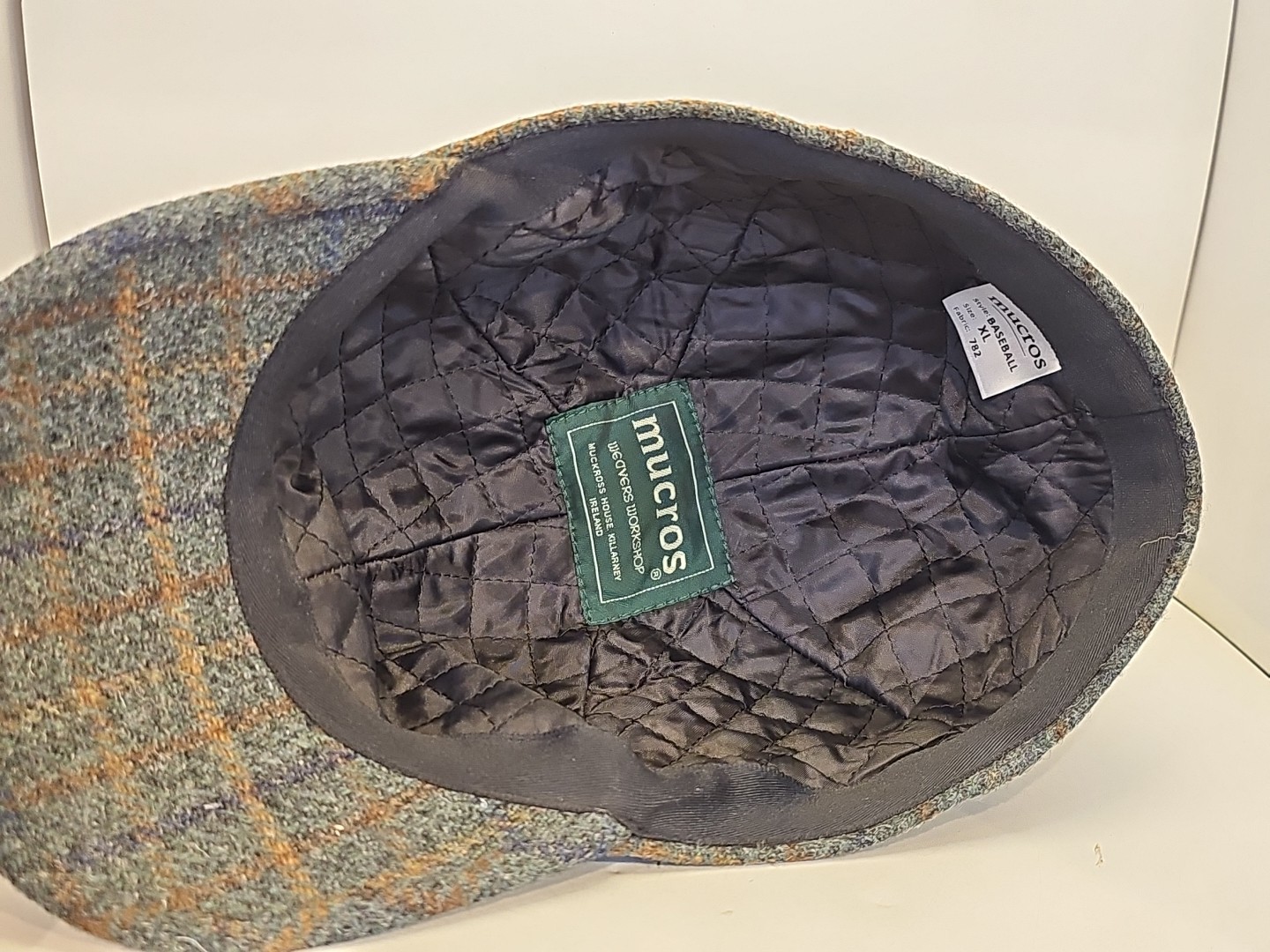 Mucros Weavers baseball cap hat patchwork plaid t… - image 10