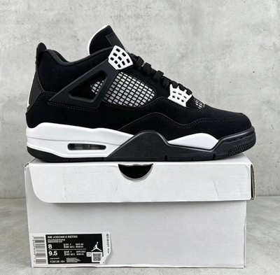 Size 10.5 - Air Jordan 4 Retro White Thunder for sale online | eBay