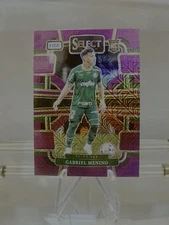 2023-24 Panini Select FIFA #58 Gabriel Menino RC Terrace Purple Mojo Prizm Clean