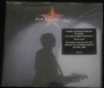 Bryan Adams Star (#5820172, plus 3 live tracks, 1996) (CD) (UK IMPORT)