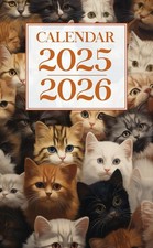 25 26 pocket calendar 2025 2026 for purse: 25-26 monthly pocket planner Cats S