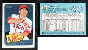 2014 Topps Heritage Chrome /999 Mike Trout #THC-250