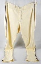 2024 Washington Nationals Dave Martinez #4 Game Issued P Used Cream Pants City 9