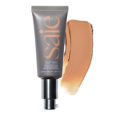 Saie Slip Tint Tinted Moisturizer with SPF 35 - Light Coverage, Glowy Skin Ti...