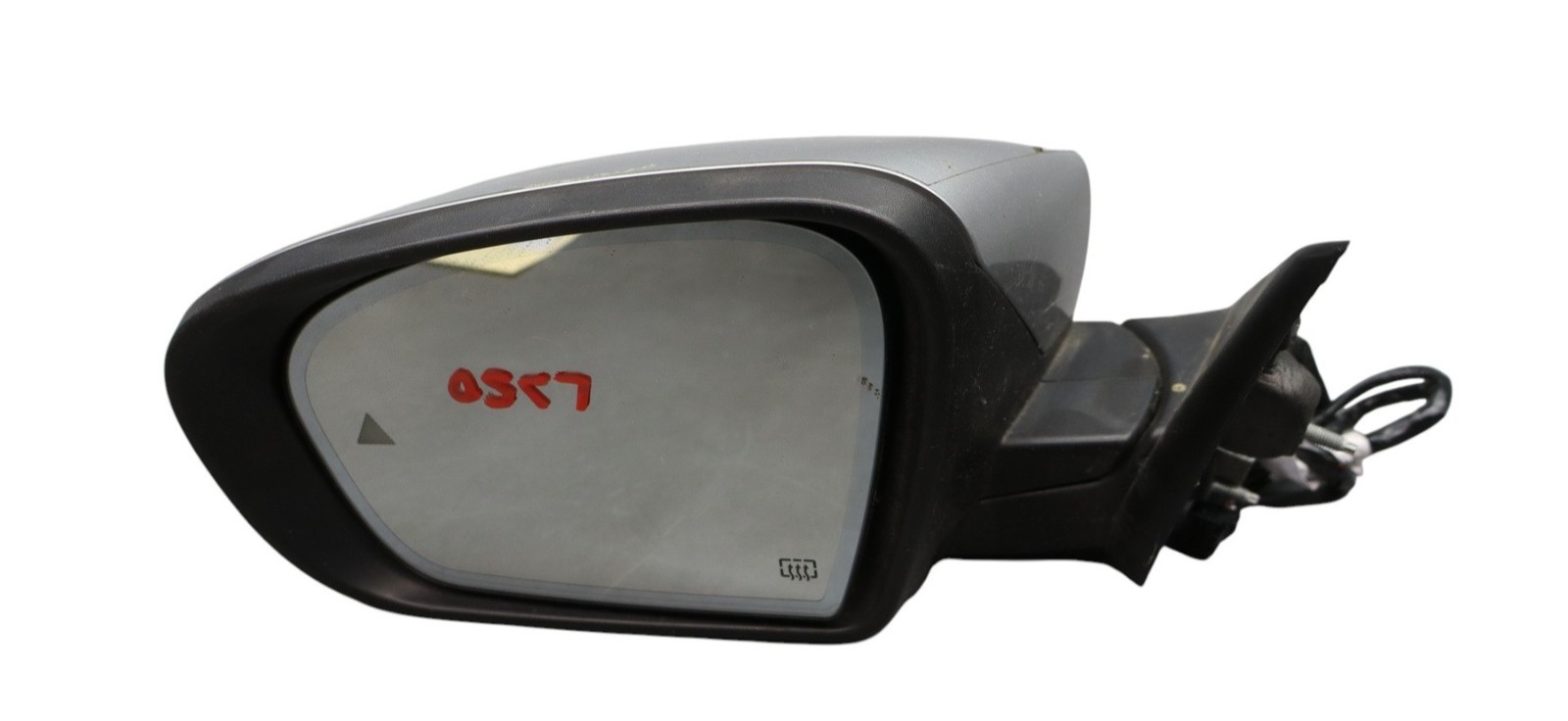 14-17 Maserati Ghibli Front Left Driver Side Mirror Rear View Silver Oem