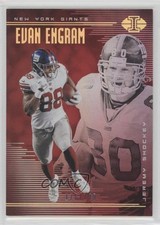 2018 Panini Illusions Trophy Collection Red /199 Evan Engram Jeremy Shockey 0l1