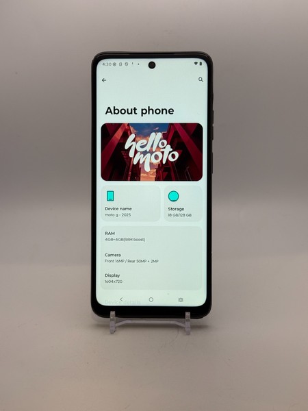 Motorola Moto G 5G 2025 - 128GB - Gris - Boost - Smartphone - Leer Descripción