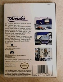 NES Days of Thunder Cart And Box Original Nintendo Mindscape 1990